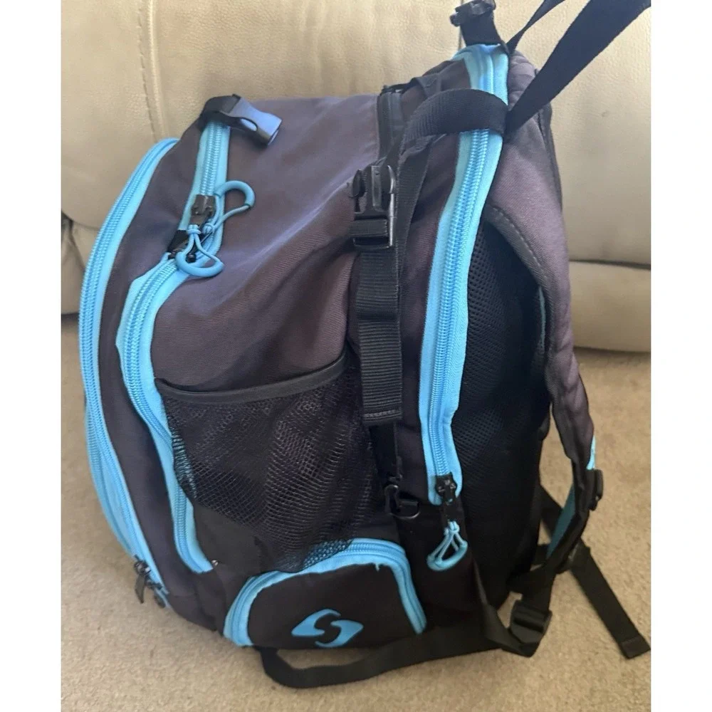 Gearbox Core Court‎ Pickleball Backpack 22 Black Blue, VGUC